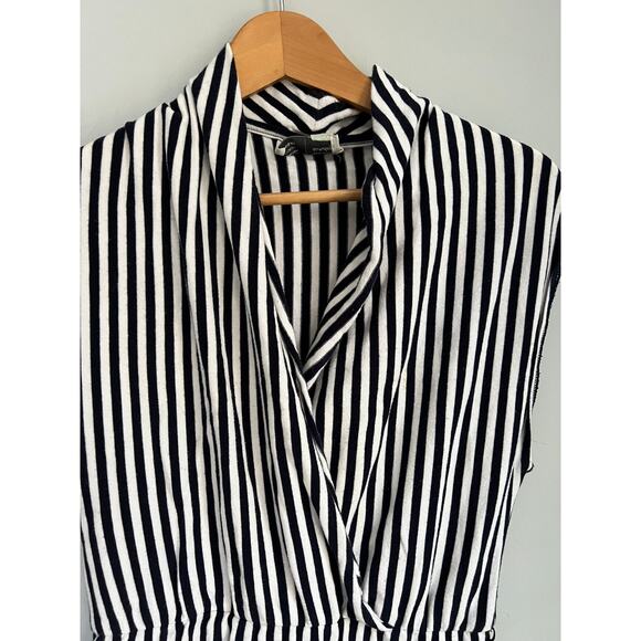 ANTHROPOLOGIE SATURDAY SUNDAY sz S Cabana Chemise striped midi dress EUC - Picture 2 of 4